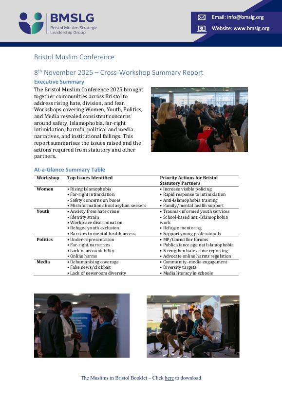 Bristol Muslim Conference 2025